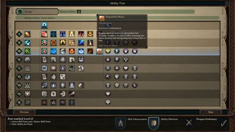 pillars of eternity skill tree.